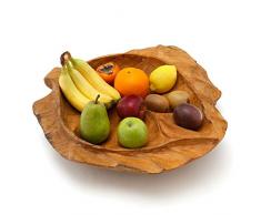 ROG garden-line DEKO Schale INDIVIDUELLE OBSTSCHALE – Form UND GRÖSSE WÄHLBAR ! („Blatt“ 50 cm)