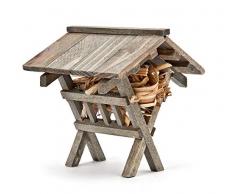 VBS Miniatur Futterkrippe ca. 7cm aus Holz Modelleisenbahn Krippe Weihnachten Modellbau