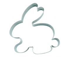 BekkiB Hase sitzend 9,5 cm Ausstecher Ausstechform Ostern Osterhase Keksausstecher Deko Edelstahl