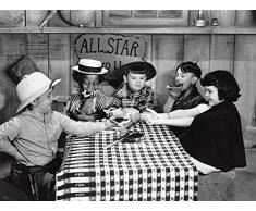 Artland Poster oder Leinwand-Bild fertig aufgespannt auf Keilrahmen mit Motiv Filmszene Die kleinen Strolche, 1935er Film & TV Film Fotografie Schwarz/Weiß