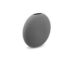 Cooee Design Pastille Vase, Keramik, Grau, L : 15, B: 4, H: 14 cm