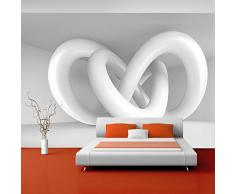 Vlies Fototapete 350x245 cm - 3 Farben zur Auswahl - Top - Tapete - Wandbilder XXL - Wandbild - Bild - Fototapeten - Tapeten - Wandtapete - Wand - Abstrakt 3D f-A-0097-a-b