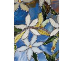 Light Effects Sichtschutzfolie mit Clematis-Motiv 61 x 92 cm