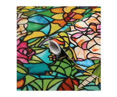 d-c-fix, Fensterfolie, Design Tulia, transparent, selbstklebend, 45 x 200 cm