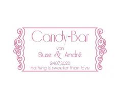 Wandtattoo Hochzeit - Candy Bar Ornament 5