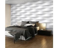 murando - Fototapete 350x256 cm - Vlies Tapete - Moderne Wanddeko - Design Tapete - Wandtapete - Wand Dekoration - Abstrakt weiß 3D f-B-0060-a-a