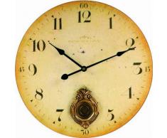 Technoline Wanduhr mit Pendel WT 1020, Mehrfarbig, Ø 34 cm