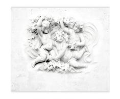 murando Fototapete selbstklebend Engel 343x256 cm Tapete Wandtapete Klebefolie Dekorfolie Tapetenfolie Wand Dekoration Wandaufkleber Wohnzimmer Engel Figur Weiß h-B-0122-a-a