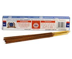 3 Packungen Origional Satya Sai Baba Nag Champa Räucherstäbchen Insence Insense Räucherstäbchen, 15 g, NagChampa Agarbatti