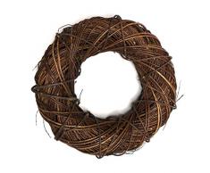 Türkranz Tischkranz Weide Weidenkranz ca. 40cm Braun poliert Shabby Landhaus [52371]