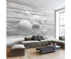 Vlies Fototapete 400x280 cm ! Top - Tapete - Wandbilder XXL - Wandbild - Bild - Fototapeten - Tapeten - Wandtapete - Wand - Holz Kugel 3D f-A-0322-a-a