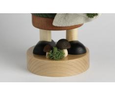 KWO Olbernhau 21687 Räuchermännchen Moosmännchen, 20 cm