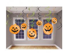 amscan International 679467 Dekoration zum Aufhängen Swirl Halloween Party Set