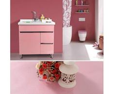Hode Selbstklebende Klebefolie,Dekorfolie für Möbel, Küche, Möbelfolie, Wasserdicht Vinyl,40cmX300cm,Pink