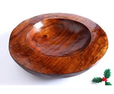 Holzschale, Hand geschnitzt Jahrhundert alten Teakholz. Einzigartiges Geschenk für Weihnachten, Hochzeit, Haus Erwärmung oder irgendeine gelegenheit. Gratisversand.