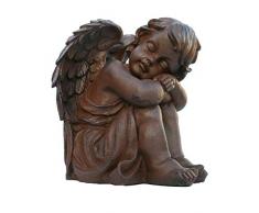 colourliving Dekofigur Engeljunge Rubiel Engel Dekoration Engelfigur rostoptik Gartendeko