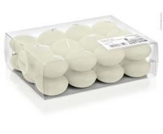 Unbekannt 24 Schwimmkerzen Elfenbein Ø 45 mm Durchmesser, schwimmende Kerzen