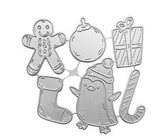 YOFO Weihnachtsstiefel Metallschneidwerkzeuge Schablone DIY Scrapbooking Album Stempel Papierkarte Prägung Dekor Handwerk