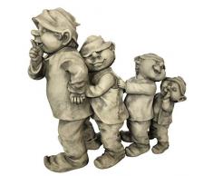 OF Wichtel Polonaise Figuren - Gartenfigur für außen - Wetterfest, groß