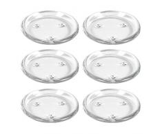 Sandra Rich Kerzenteller 6er-Set CANDLE MOOD aus Glas Ø11cm