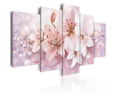 murando - Bilder 200x100 cm Vlies Leinwandbild 5 TLG Kunstdruck modern Wandbilder XXL Wanddekoration Design Wand Bild - Blumen b-A-0297-b-p