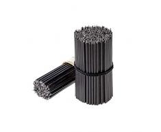 Danilovo Kloster Bienenwachs Kerzen Schwarze, Ritualkerzen, Altarkerzen Kirche Orthodoxe, Höhe: 16cm - N120 (100 Stück - 334g)