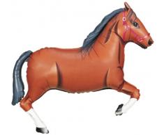 GRABO Betallic F15764 - Folienballon 43 Zoll - Pferd, braun