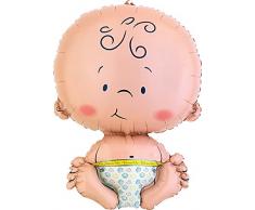 Anagram 6540802 - Party und Dekoration - Folienballon Super Shape - Welcome Baby, circa 41 x 56 cm