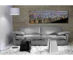 Kunstdruck Hong Kong / Bild 120x50cm / Leinwandbild fertig auf Keilrahmen / Leinwandbilder, Wandbilder, Poster, Pop Art Gemälde, Kunst - Deko Bilder