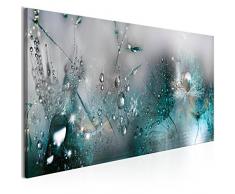 murando - Bilder Pusteblume 150x50 cm Vlies Leinwandbild 1 TLG Kunstdruck modern Wandbilder XXL Wanddekoration Design Wand Bild - Blumen Natur grau blau Pusteblumen b-C-0169-b-d