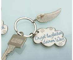 Schlüsselanhänger Gilde Schutzengel Flügel mit Wolke Engel begleiten deinen Weg