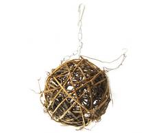UEETEK Vogel Kauspielzeug Rattankugeln Papagei Rattan Bälle zum Aufhängen