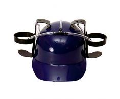 trendaffe Party Trinkhelm in dunkelblau - Saufhelm Helm mit Getränkehalter Bierhelm