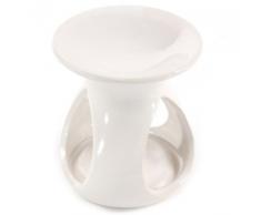 Puckator OB115B Duftlampe aus Keramik, 9,5Â x 9,5Â xÂ 10,5Â cm, WeiÃ