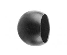 Fenau | Abschlußkugel Ø 60 mm | für Ø 48,3 mm| Stahl S235JR, roh| Halbkugel/Dekokugel/Eisenkugel | Schweißbar zur Weiterverarbeitung