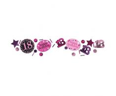 amscan 9900578 Konfetti 18 Pink