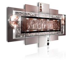 murando - Bilder 100x50 cm Vlies Leinwandbild 5 tlg Kunstdruck modern Wandbilder XXL Wanddekoration Design Wand Bild - Abstrakt 020101-214