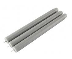 Kaheku Stabkerze Nordica steingrau durchgefärbt 2,6d 20h cm