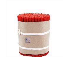 NKlaus 487g (ca. 100 St.) Altarkerzen rot ruß tropffrei Osterkerzen L: 17,5cm 36255