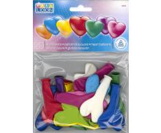 Karaloon 20022 - 20 bunte Herzballons, 30 cm, sortiert
