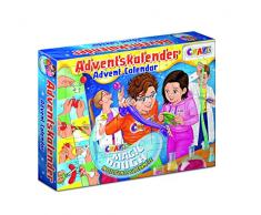 CRAZE 24744 Adventskalender Magic Dough Weihnachtskalender mit Knete für Mädchen Jungen Spielzeugkalender, kreative Inhalte, Tolle Überraschungen