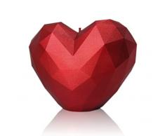 Alls Candle Kerze Deko Herz Valentinstag Deko Kerze Echte Herzförmige Kerze Handgemacht Geruchlos Langlebige Hochwertige Zutaten Geschenk für Romantiker