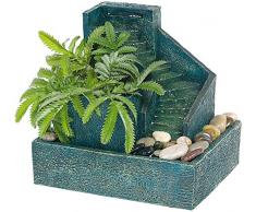 Monsterzeug Indoor Springbrunnen, Kleiner Zimmerbrunnen zum Bepflanzen, Dekoration, Feng Shui Tischbrunnen für die Wohnung