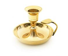 Kerafactum Kerzenhalter Messing Leuchter Kerzen Halter Leuchter Kerzenständer für den Tisch oder die Festtafel sehr elegant und festlich Candle Holder