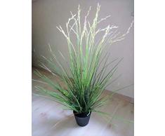 Ziegler Grasbusch Gras Schilf Kunstpflanze Dekogras H 80 cm TC-76310 getopft F49