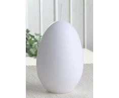 CandleCorner Eikerzen Eikerze, mittel, Größe 3, ca. 12 x 8 cm, weiß