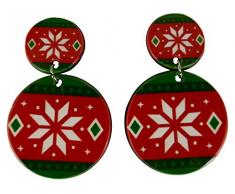 Ohrringe Ohrstecker Stecker Weihnachts Schmuck Weihnachten Christbaum Kugel 12.419