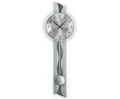 Moderne Wanduhr mit Quartzwerk, batteriebetrieben AMS 7216