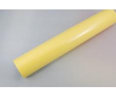 3,4€/m² Plotterfolie 19 - SCHWEFELGELB - 200 x 106 cm Plotter Folie Deko Folie Klebefolie Dekofolie Möbel Folie