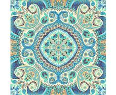 murando Tapete selbstklebend 10m Wandtattoo dekorative Möbelfolie Dekorfolie Fotofolie Panel Wandaufkleber Wandposter Wandsticker - Ornament Orient f-A-0095-j-c